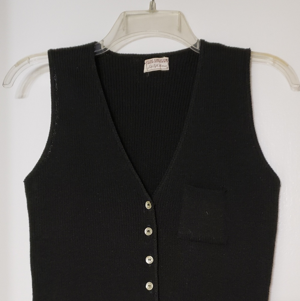 Vintage Saks Fifth Avenue Young Dimensions Vest